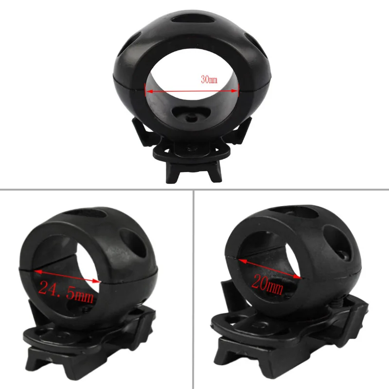 VULPO Adaptador clip de montaje para linterna en casco Picatinny MICH - imagen 3