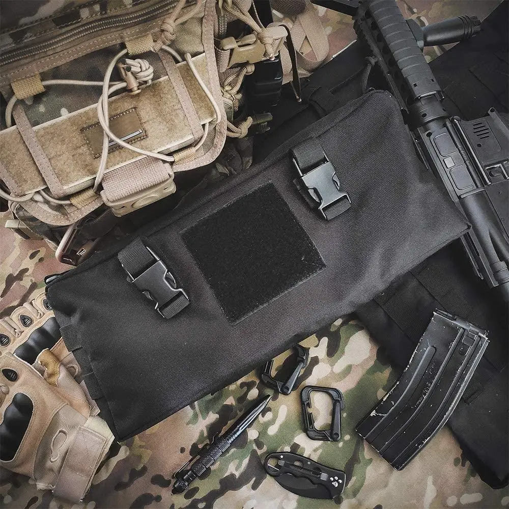 Detalle del sistema Molle y cremalleras bidireccionales