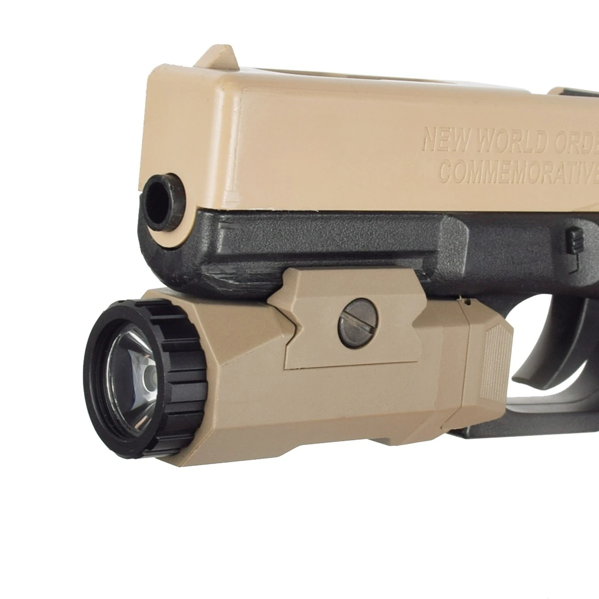 Detalle del montante Picatinny de la linterna WML-G2