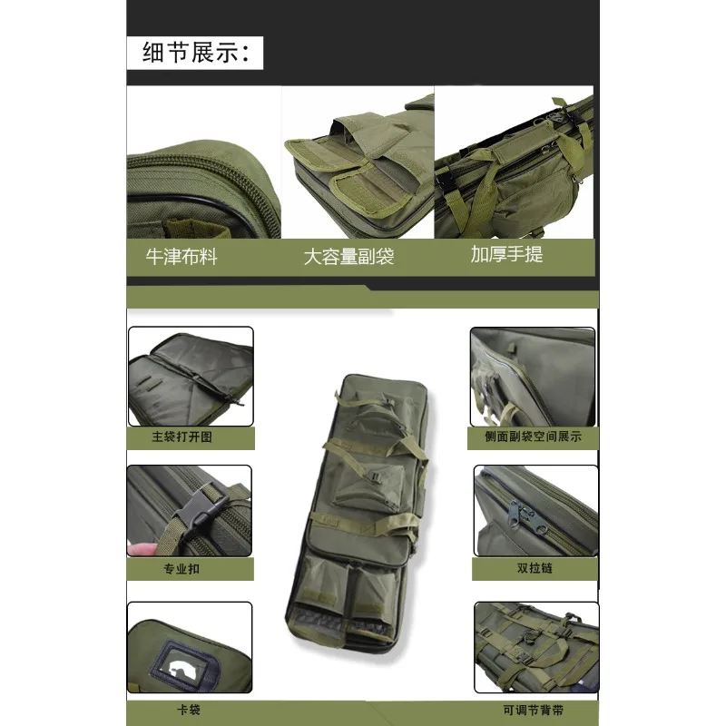 Funda de rifle acolchada para transporte y caza, portátil - imagen 2