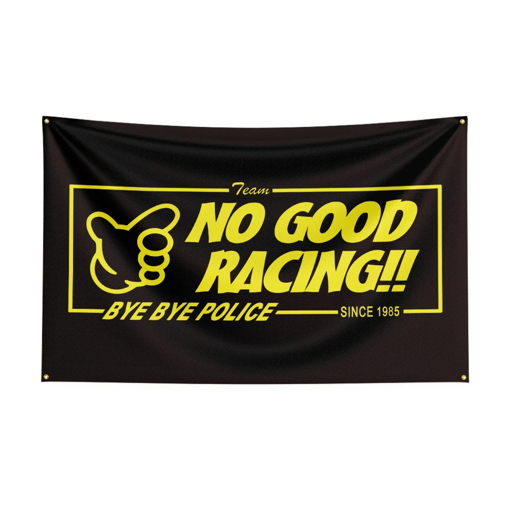 Bandera decorativa para coches de carreras No Good Racing mural - imagen 5