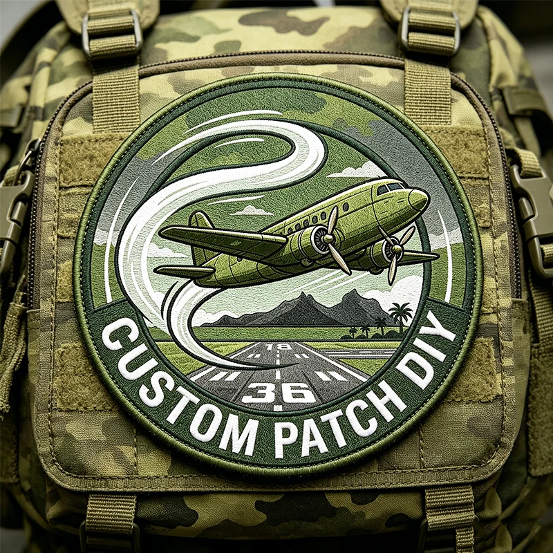 Parche táctico bordado termoadhesivo con velcro para diseño personalizado - imagen 5