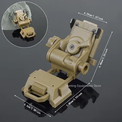 L4G24 Casco táctico NVG con soporte de montaje plegable para PVS15/18