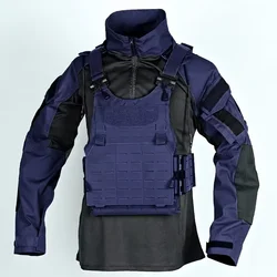 Camiseta táctica de combate Multicam con capucha para hombre