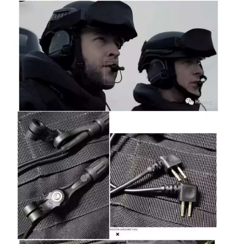 Auriculares tácticos C3/XPI con micrófono capacitivo de silicona - imagen 5
