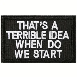 Parche bordado moral táctico – Diseño para mochila MOLLE