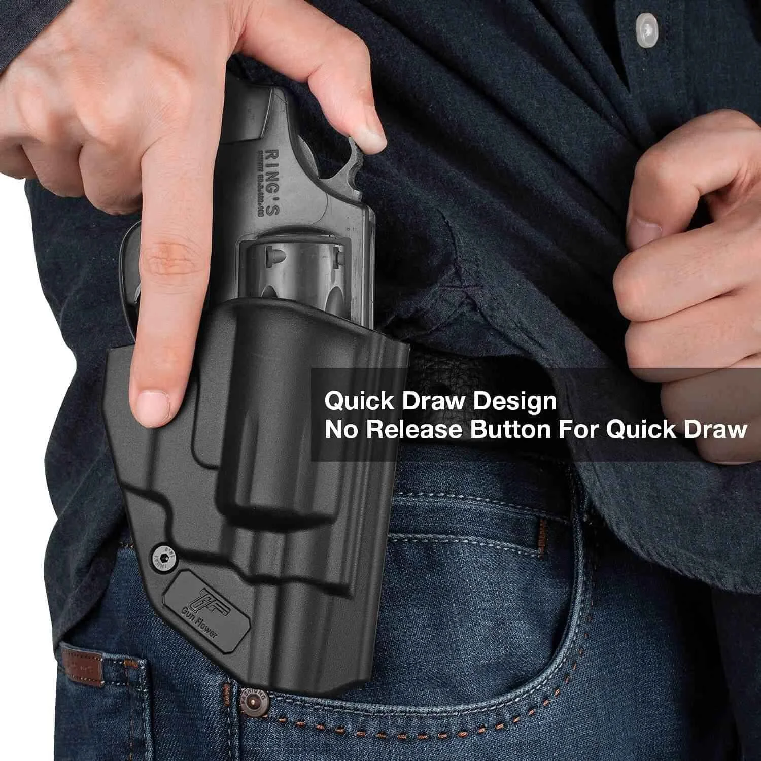 Funda extracción rápida S&W J Frame 2" diestro - imagen 3
