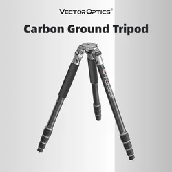 Trípode de fibra de carbono para caza, cámara y óptica