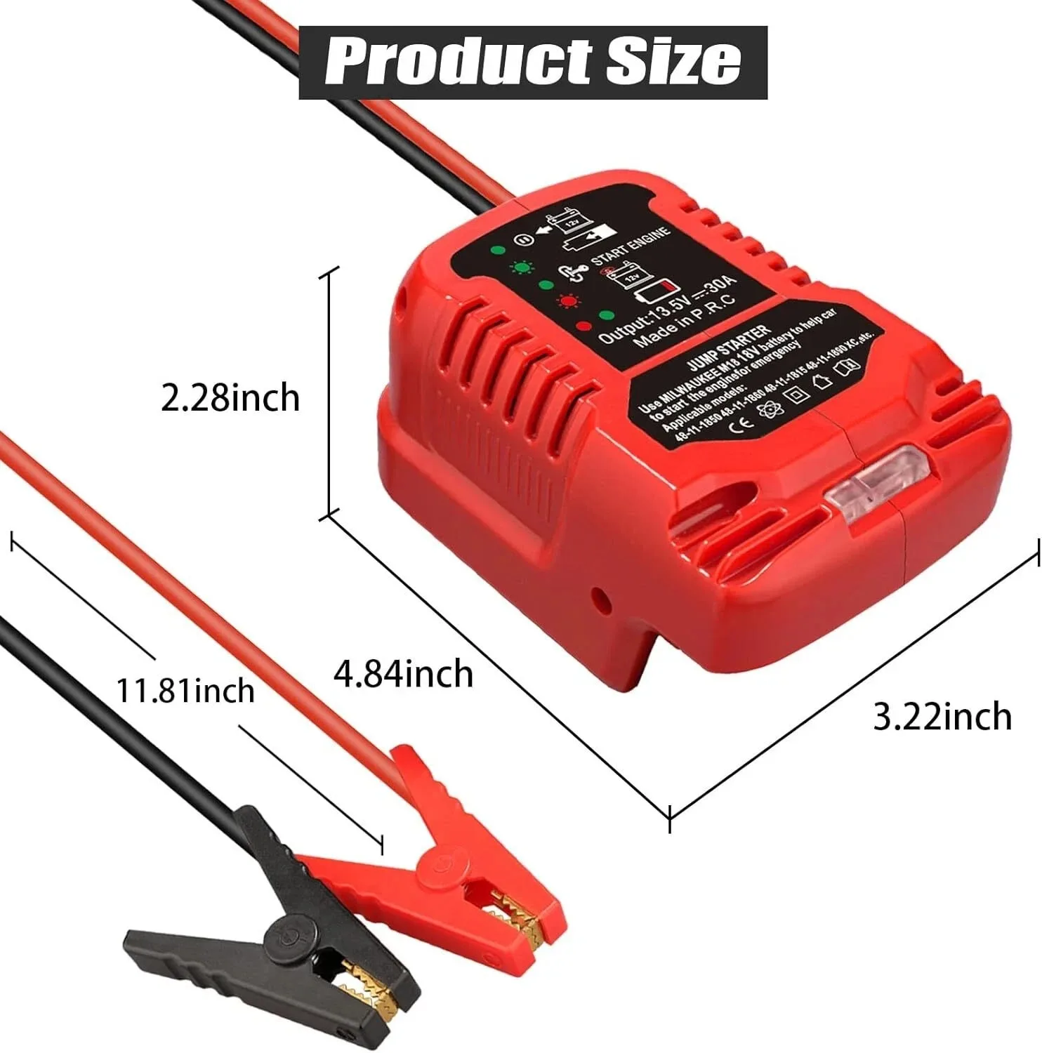 Milwaukee M18 arrancador de coches con cables para baterías Li-ion - imagen 3