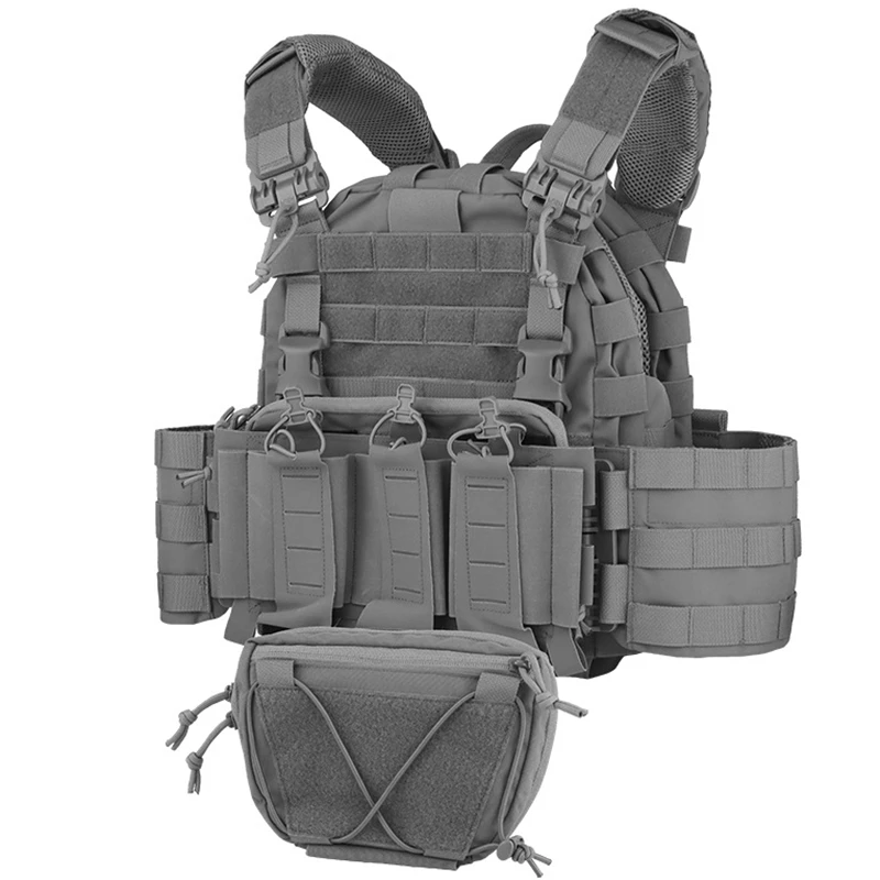 Chaleco táctico MOLLE liberación rápida Airsoft - imagen 3