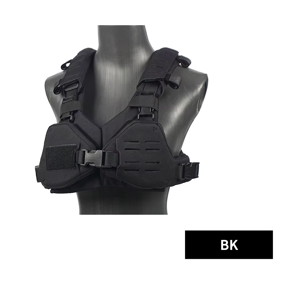 DMGear Chaleco táctico mujer con placas MOLLE ligero para exteriores - imagen 4