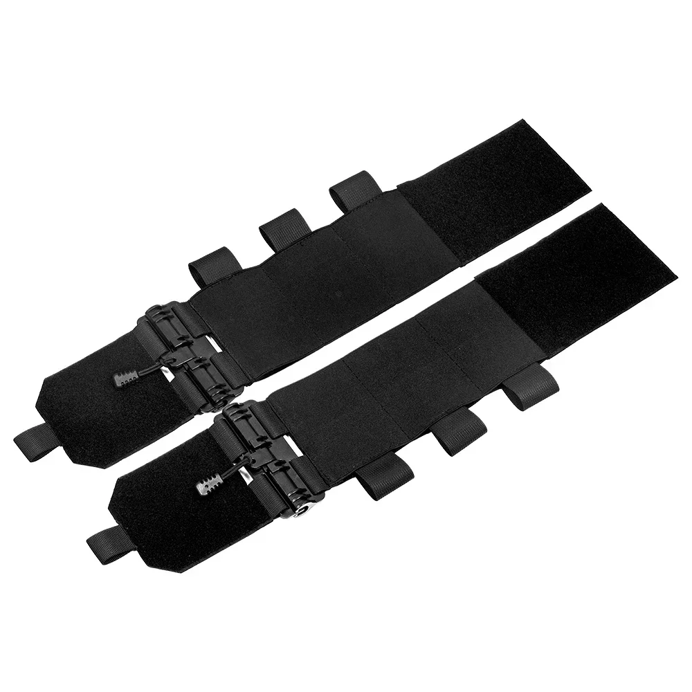 Cinturón táctico elástico con hebillas QD y bolsillos para cargadores - imagen 2