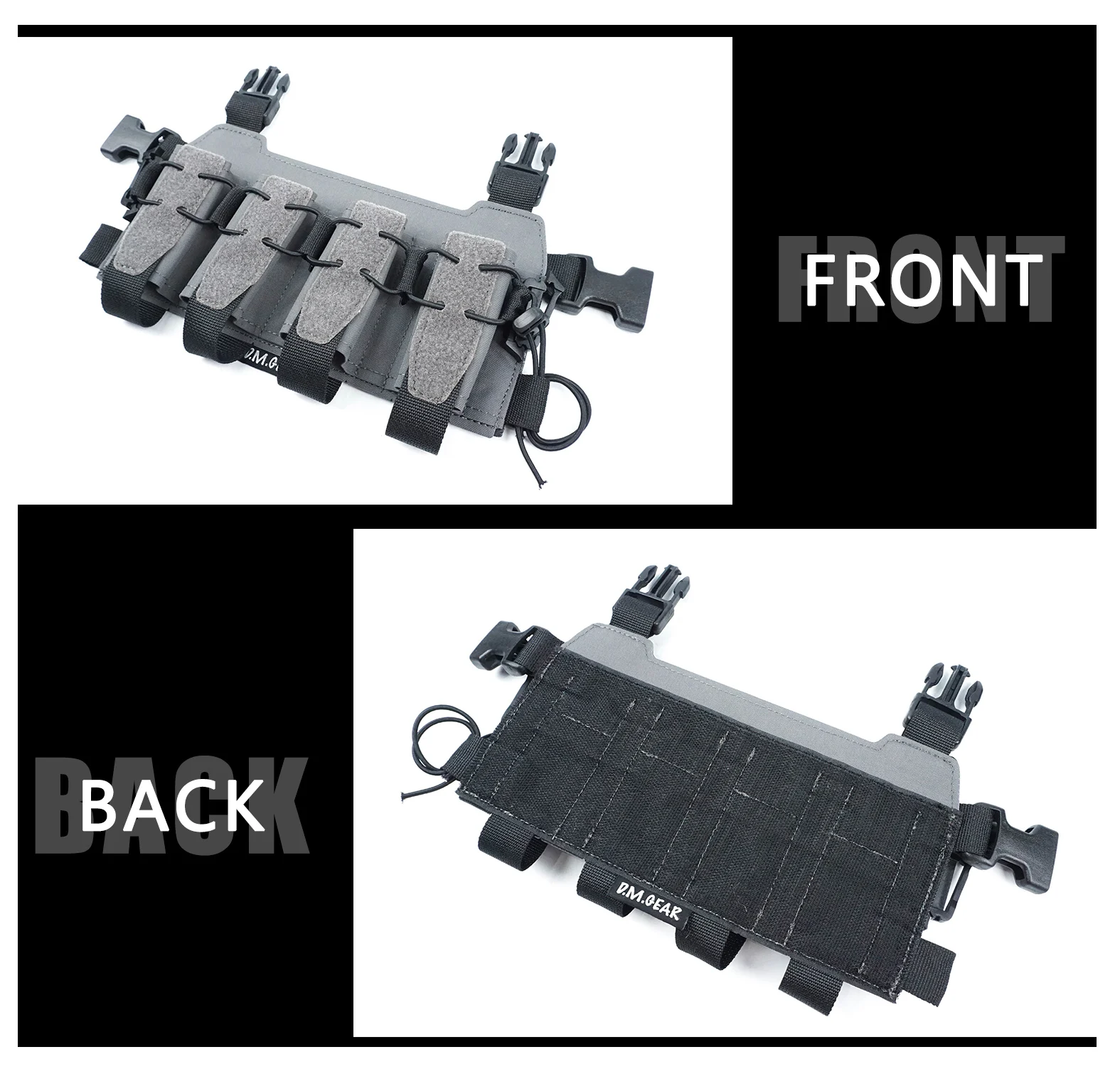 DMGear Colgante de pecho tactico camuflaje - kit multifuncion al aire libre - imagen 5