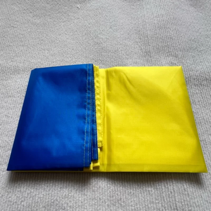 Bandera Ucrania poliéster para exterior – Estándar colgante - imagen 4