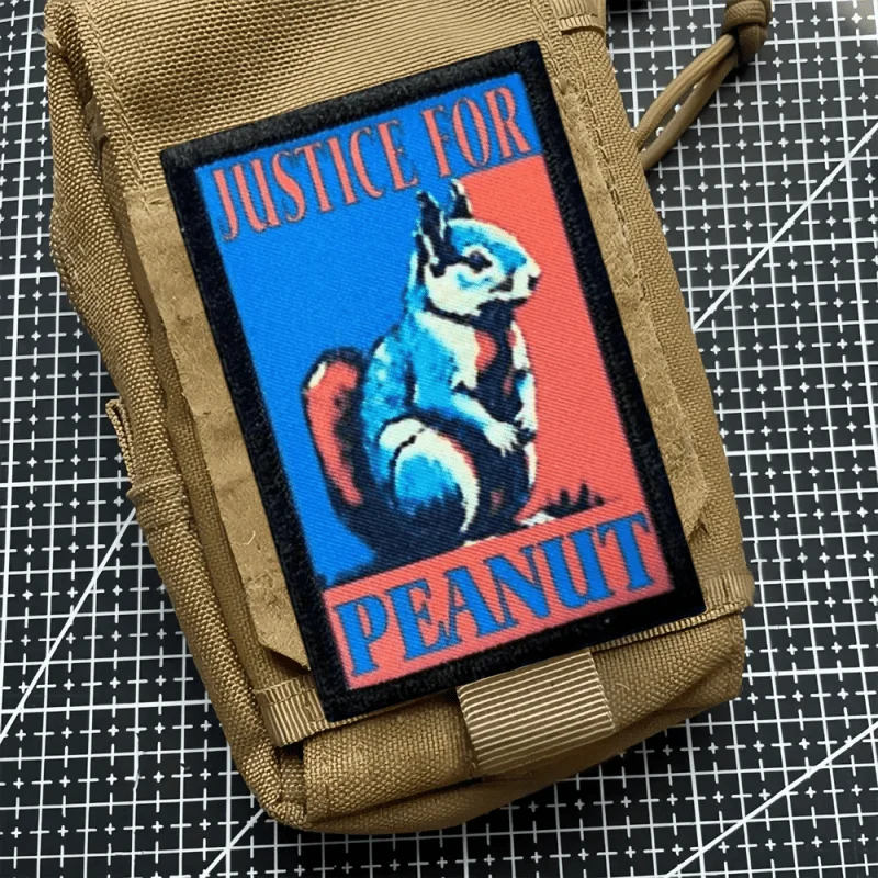 Parche bordado táctico Morale Peanut – Ardilla táctica - imagen 4