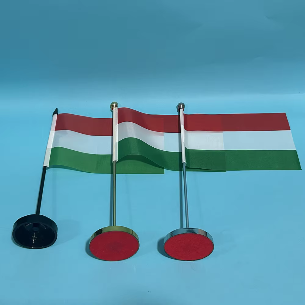 Bandera de Hungría para escritorio de poliéster, nacional - imagen 5