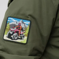 Parche táctico Super Quad Bike bordado – Insignia de moral con velcro