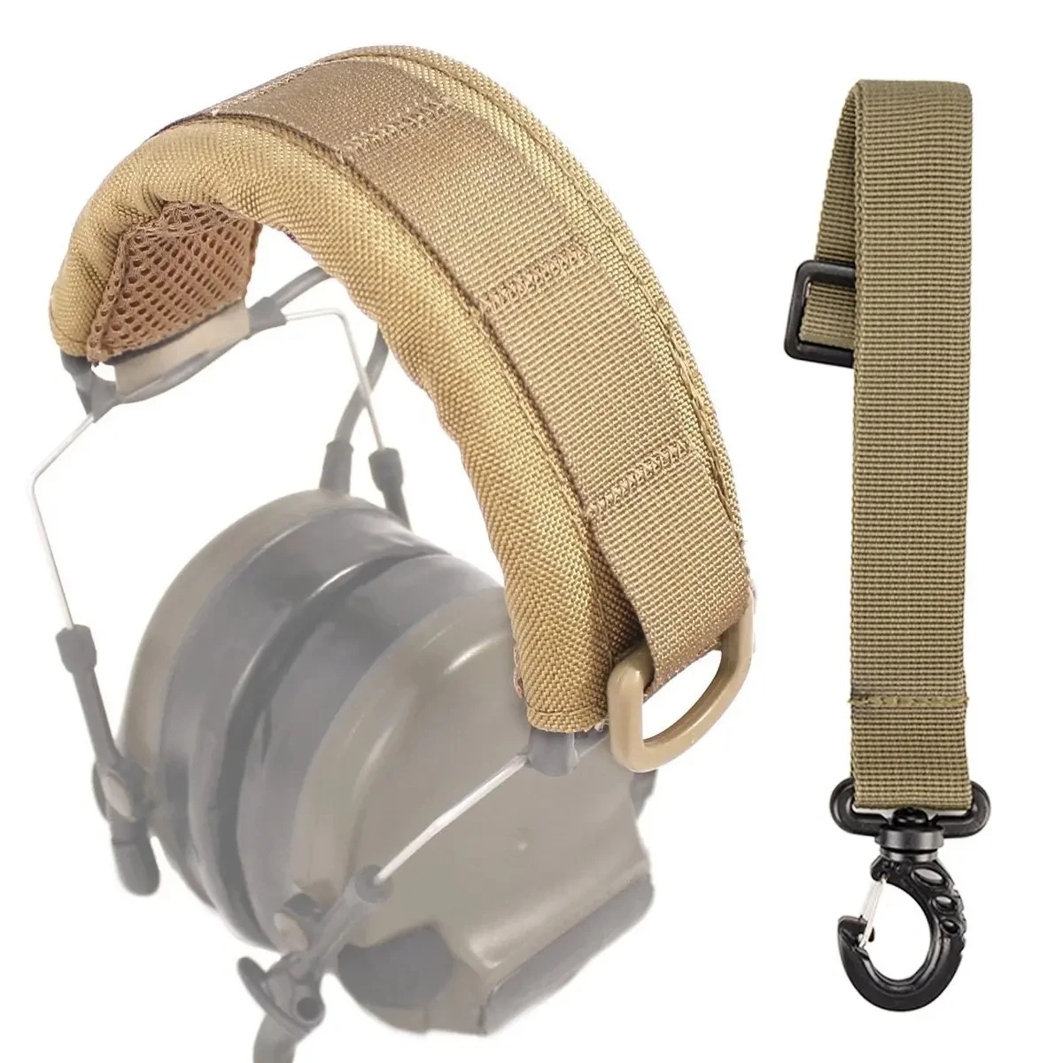Funda táctica modular MOLLE para auriculares con micrófono