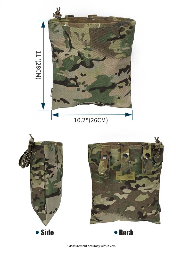 Vista abierta de la bolsa de descarga de revistas Emersongear EM6032