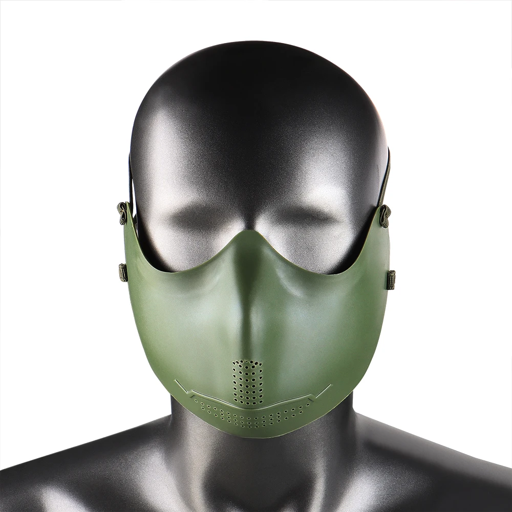 Máscara facial compatible con gafas de protección