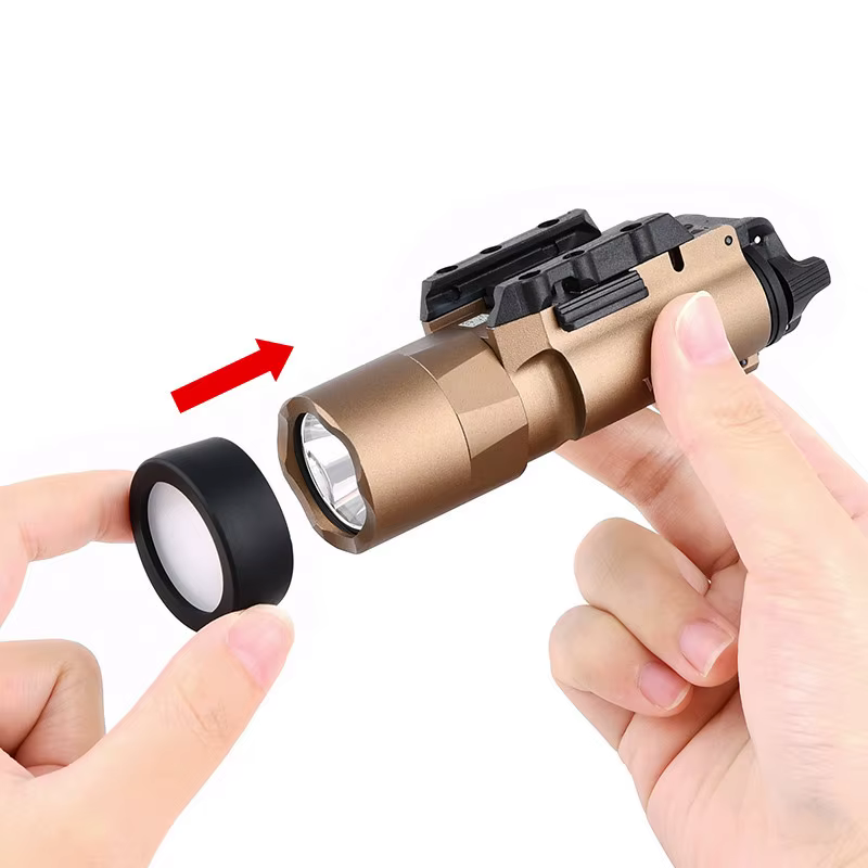 WADSN Protector linterna LED táctico 30mm para arma - imagen 5