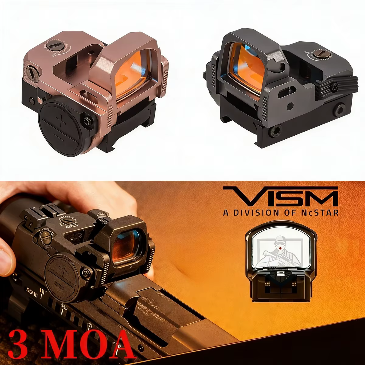 Vista de la óptica Reflex Flipdot