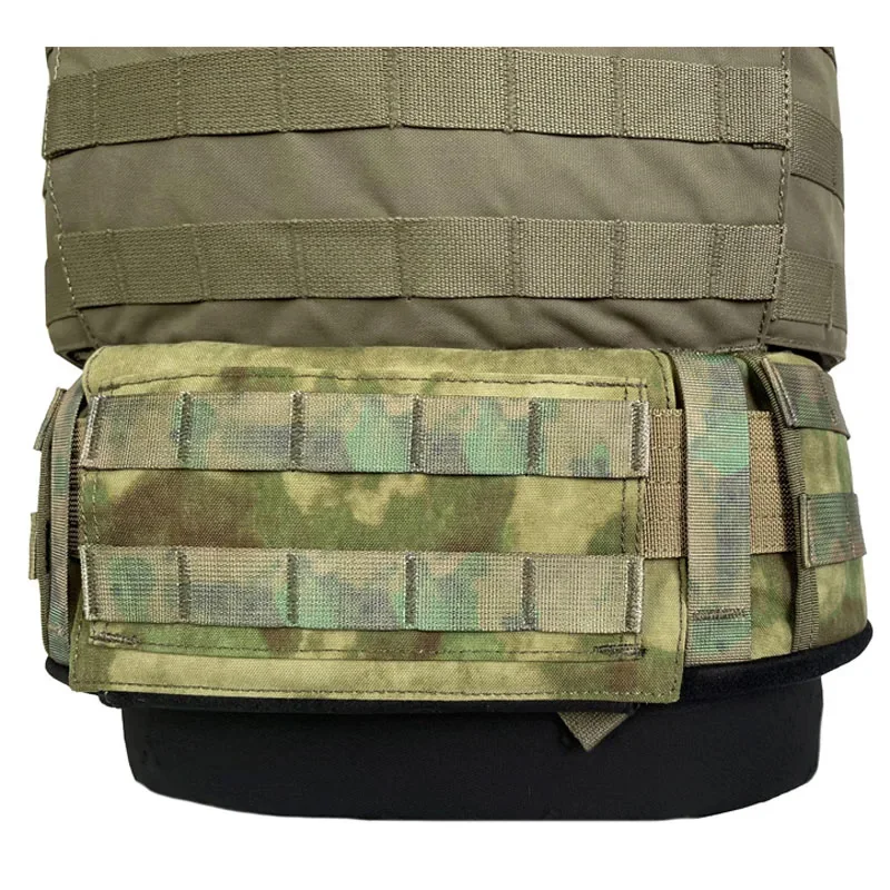Cinturón táctico MOLLE con soporte y protector lumbar