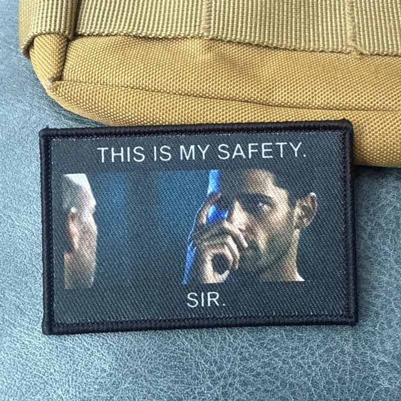 Parche táctico gancho y bucle This Is My Safety Sir para mochila - imagen 5