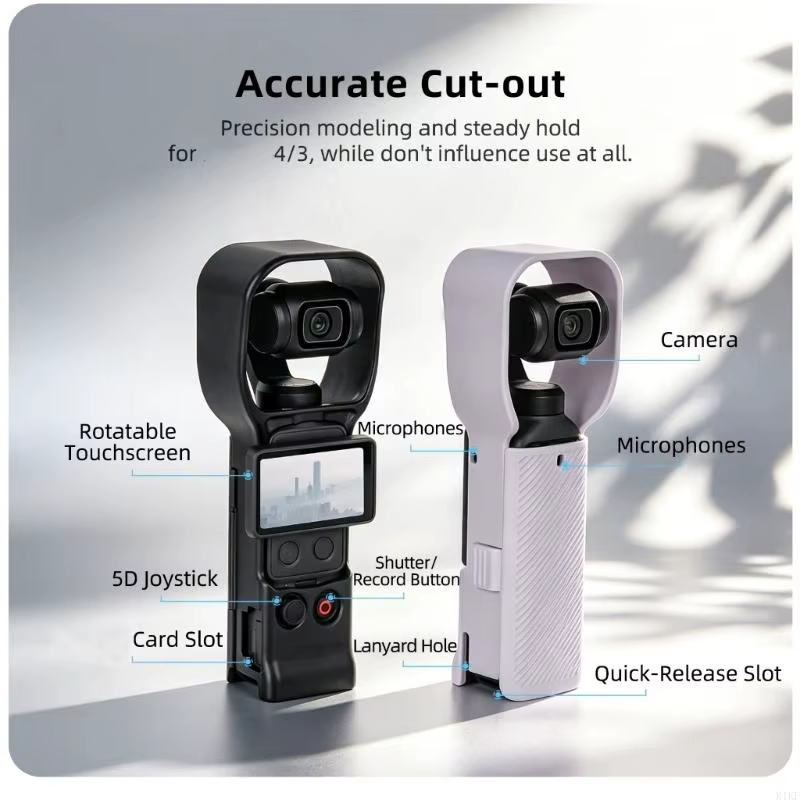 Funda protectora antideslumbrante para cámara de acción con clip - imagen 4