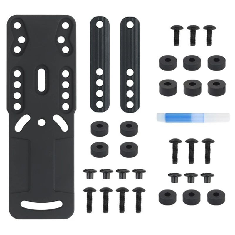 Adaptador de funda modular metálica en color negro