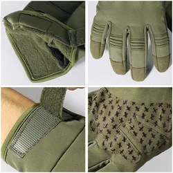 Guantes Tácticos MOLLE Palma Refuerzo Antideslizante al Agua