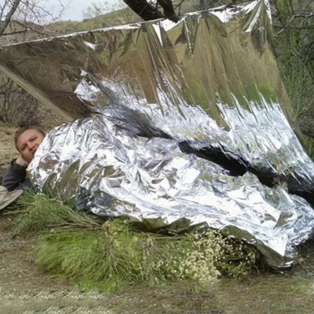 Manta térmica impermeable resistente al viento para supervivencia