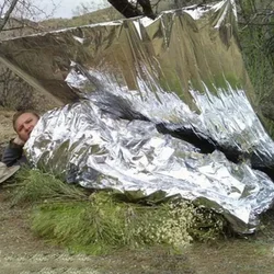 Manta térmica impermeable resistente al viento para supervivencia