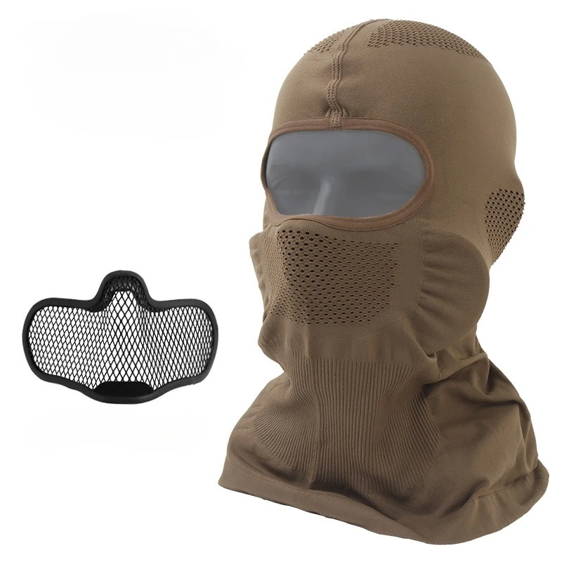 Pasamontañas V1 malla transpirable ligera para paintball y caza - imagen 2
