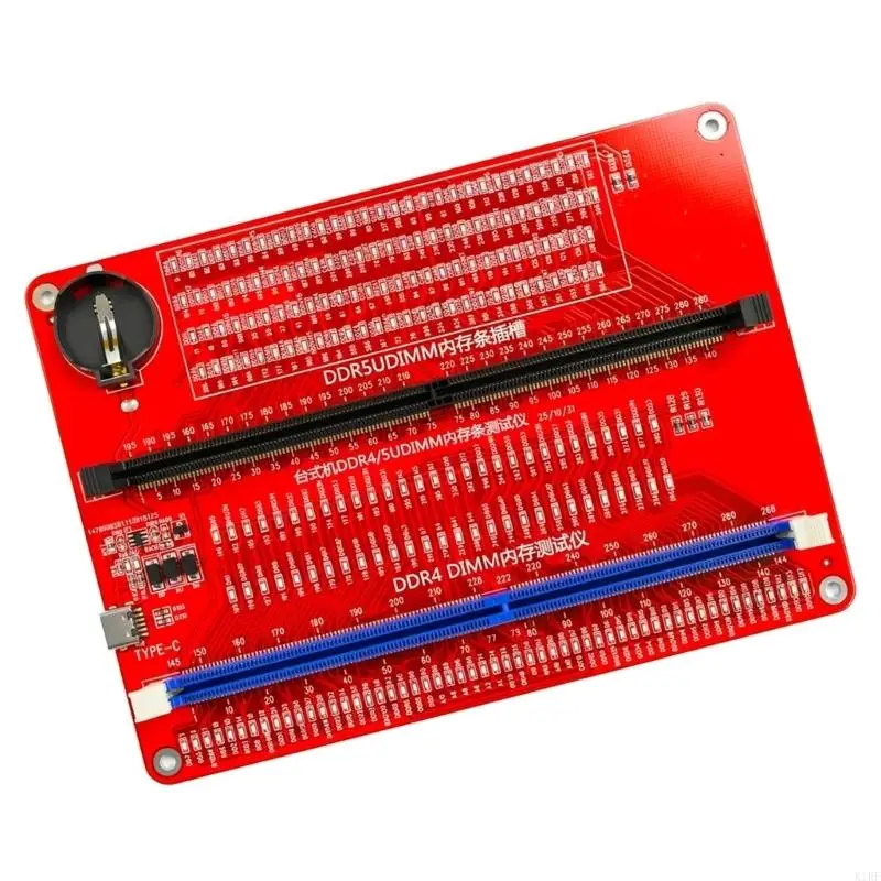 Indicadores LED para visualizar el estado de la memoria