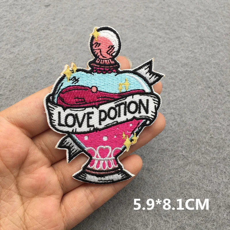 Detalles del bordado del parche