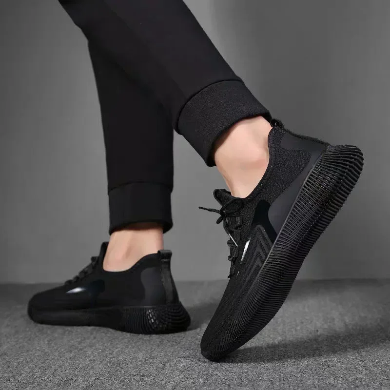 Zapatillas running hombre malla transpirable – Suela amortiguada para correr - imagen 5