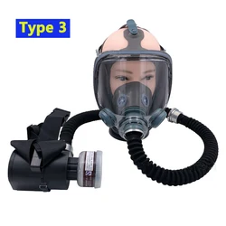 Respirador táctico cara completa con ventilación portátil