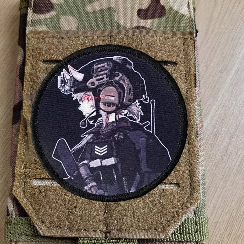 Parche táctico velcro anime para mochila o chaleco - imagen 3