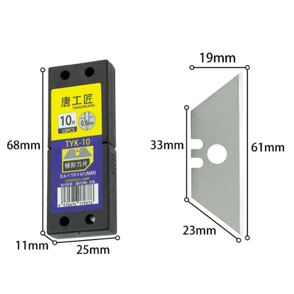 Detalle del filo trapezoidal para cortes precisos