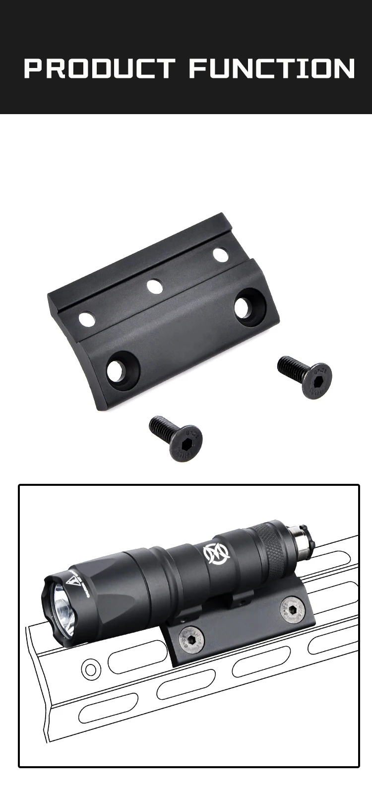 Ejemplo de instalación en réplica airsoft