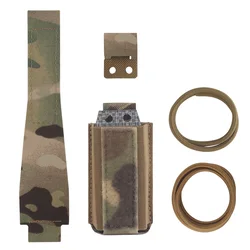 Bolsa táctica MOLLE para cargador con porta linterna