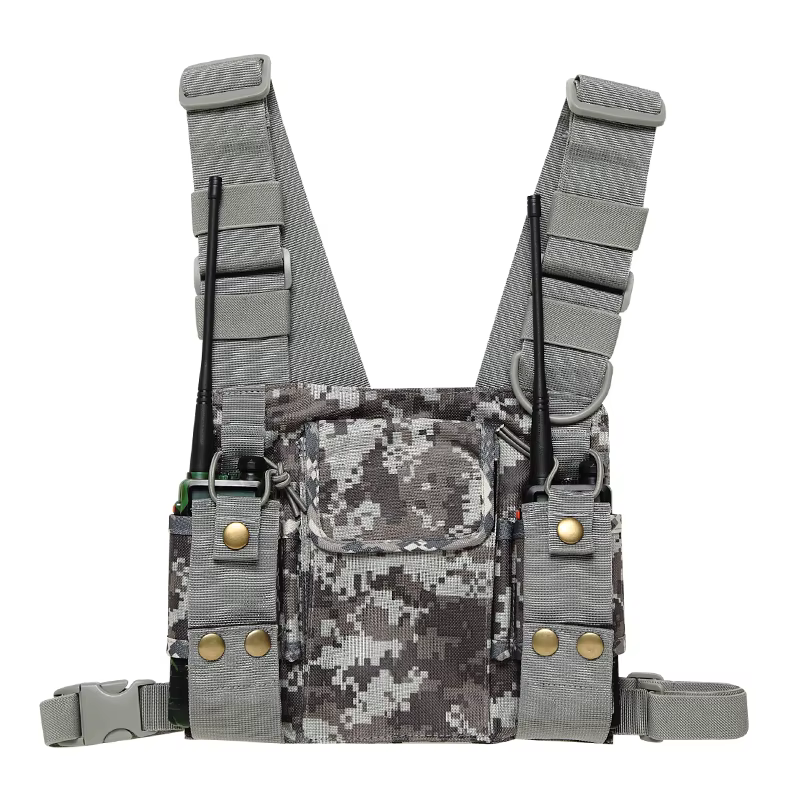 Pechera táctica PT-08 nailon camuflaje – Bolsa multifunción outdoor - imagen 2
