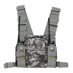 Pechera táctica PT-08 nailon camuflaje – Bolsa multifunción outdoor