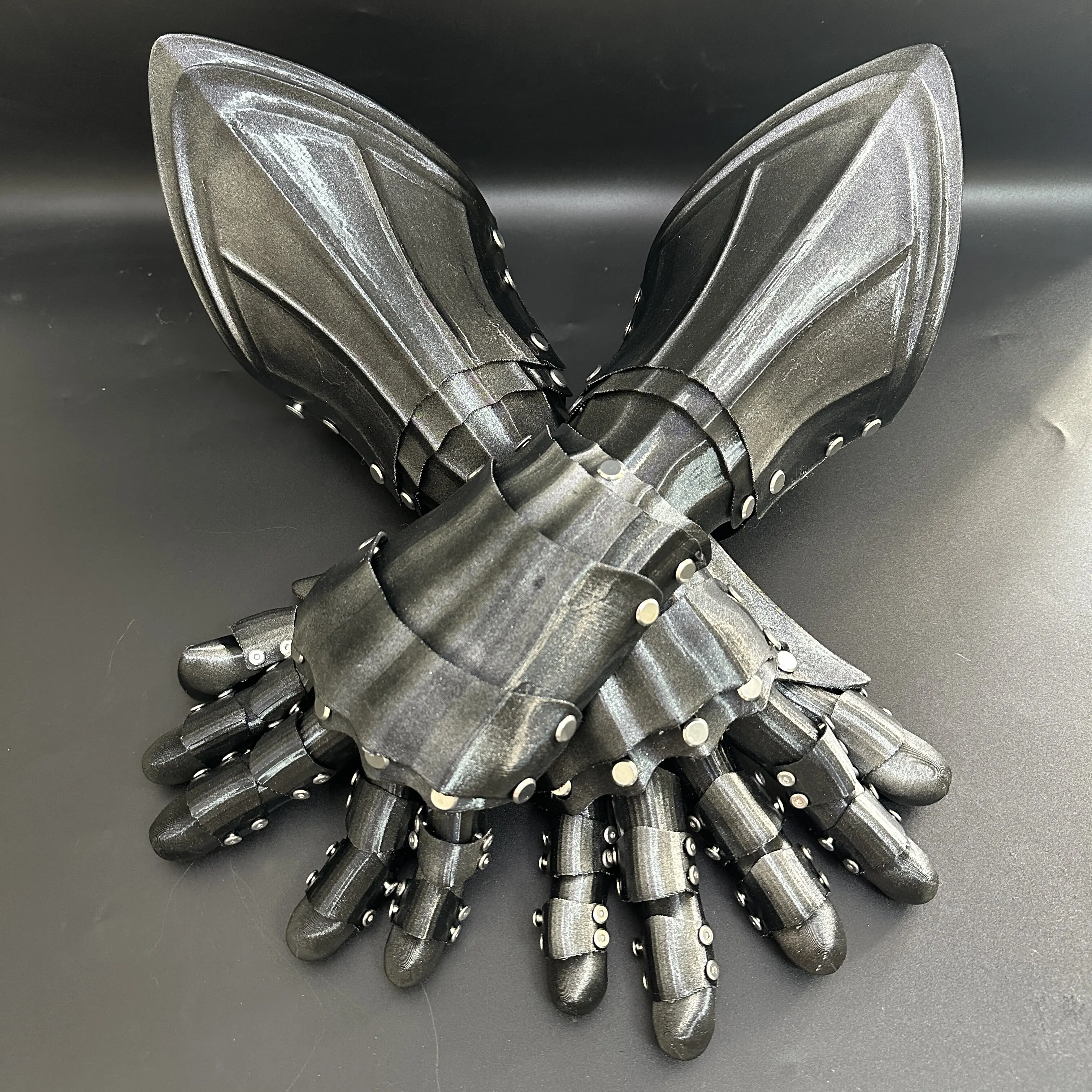 Knight Guantes tácticos mecánicos de impresión 3D largos - imagen 5