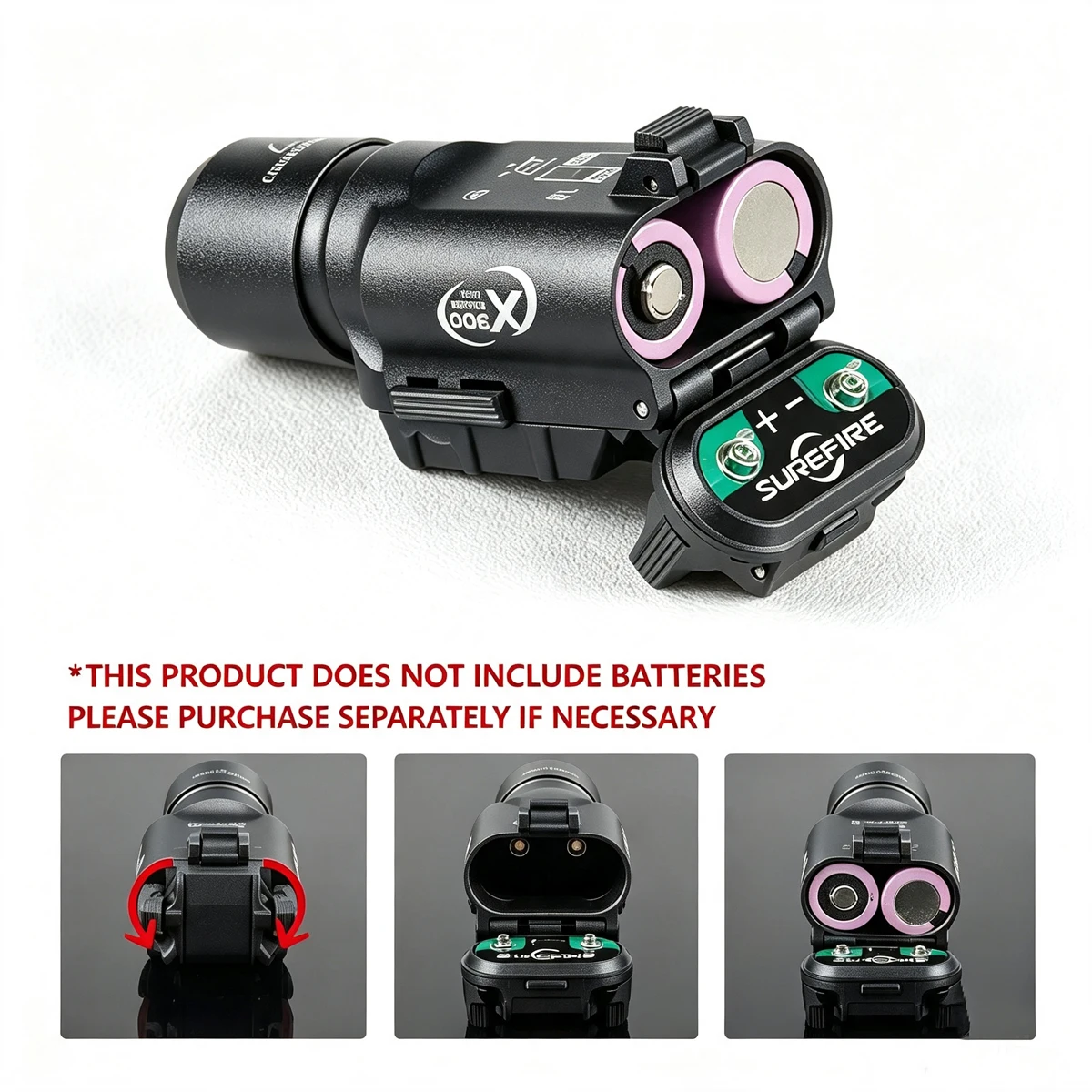 SureFire X300 Ultra: linterna táctica LED para pistola Glock - imagen 3
