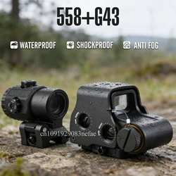 EOTech mira holográfica táctica con lupa ampliadora en Picatinny