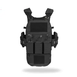 Chaleco táctico ligero MOLLE con tablero en T para airsoft