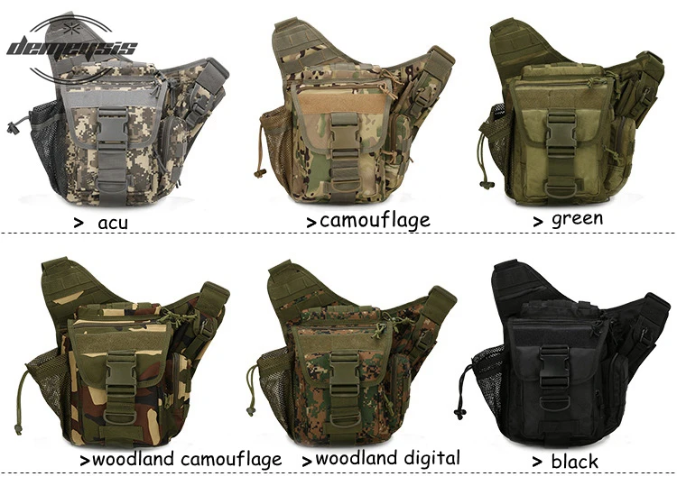 Detalle del sistema Molle para accesorios