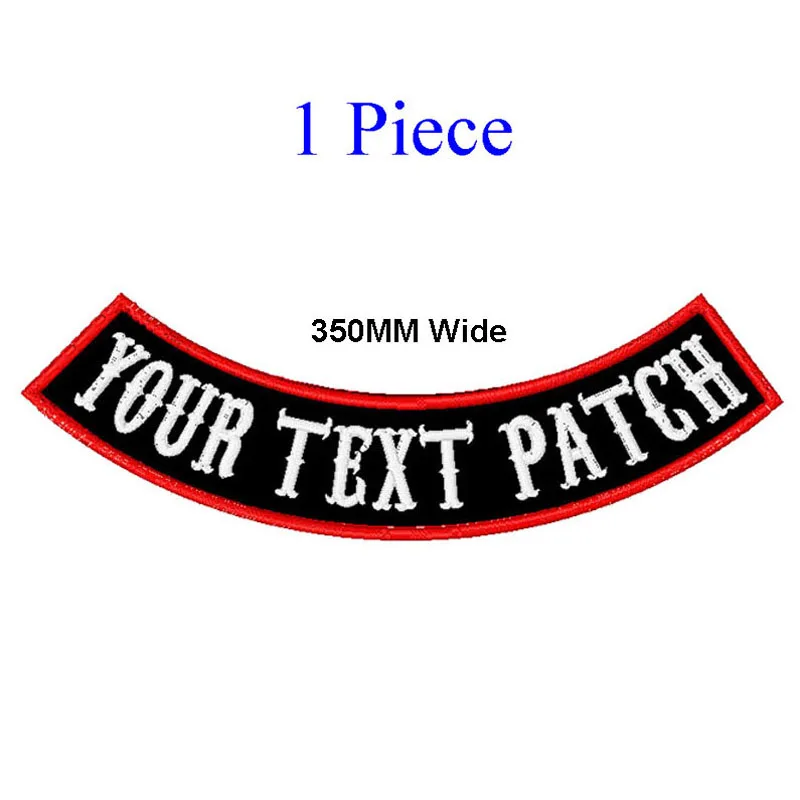 Parche bordado motociclista MC ROCKER biker para personalizar - imagen 3